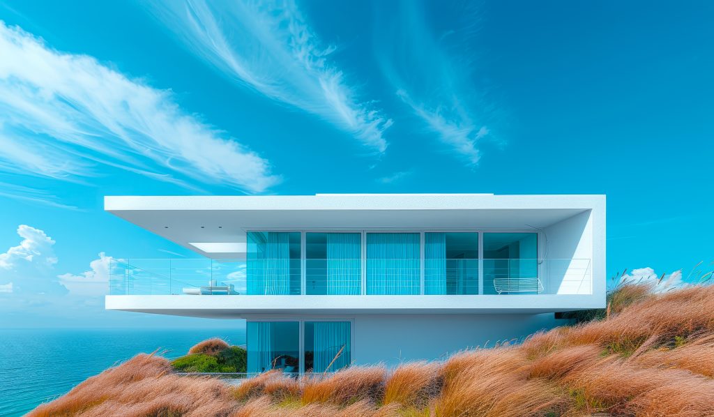 Painters preparing a coastal home exterior in Muizenberg and False Bay for salt air protection